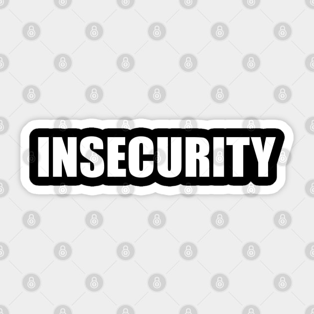 Insecurity Sticker by mennell